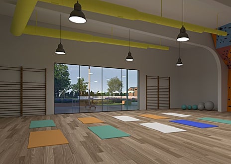 Secondary image 1 - Recreations of the different rooms that the future day center of the Aladina Foundation will have once its construction is completed in 2028