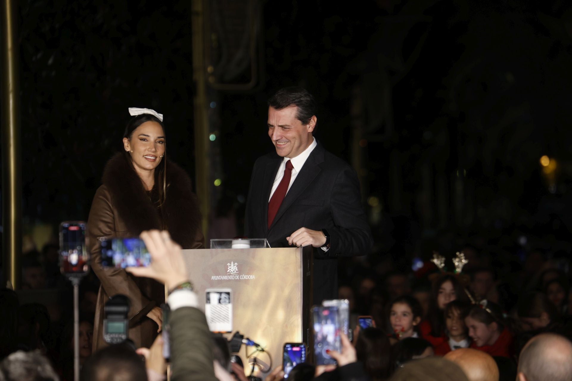 El encendido del espectáculo de luz y música de Córdoba, en imágenes