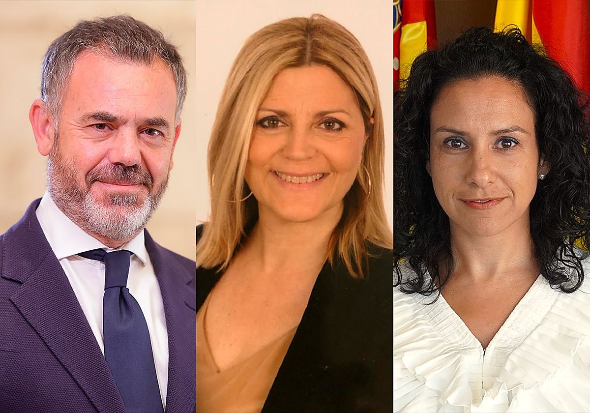 Pepe Díez, María del Carmen Ortí y Elena Albalat