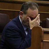 José Luis Ábalos, el pasado jueves a su llegada al Tribunal Supremo