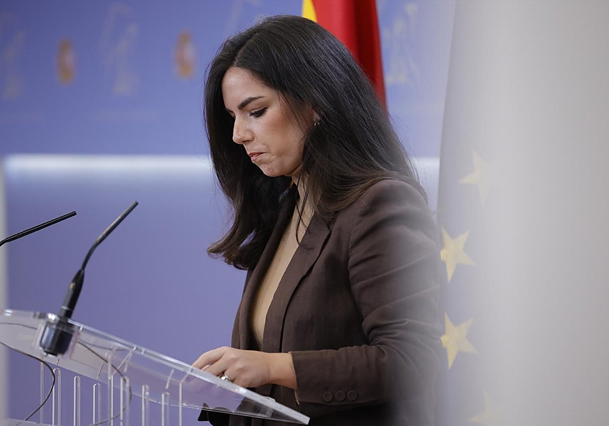 La portavoz de Vox en el Congreso, Pepa Millán