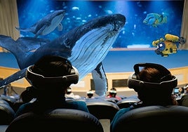 El Oceanogràfic  recrea ballenas y otras especies en una experiencia de «realidad mixta» única en el mundo