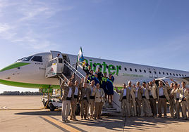 Binter conecta Canarias con Sevilla con 10 vuelos semanales