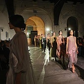 Una imagen del desfile en la Fábrica de Artillería