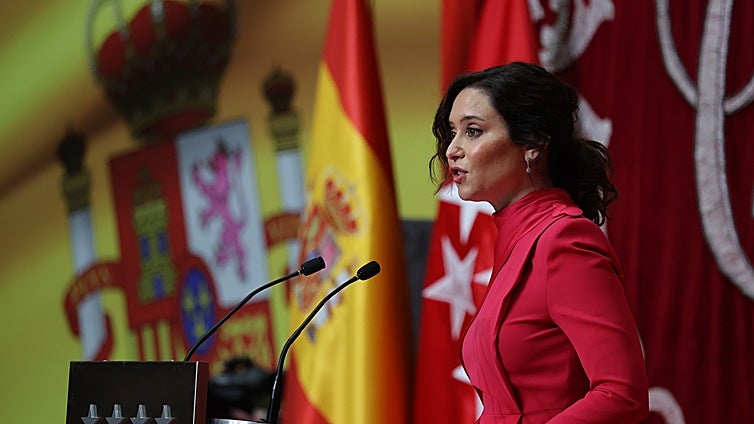 Ayuso preside el acto de celebración  del 47º aniversario de la Constitución española | Señal de vídeo en directo
