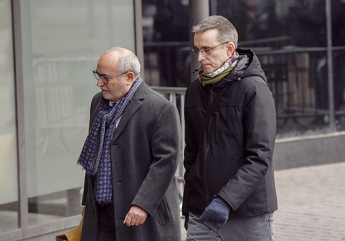 Santiago Laiglesia, el pasado viernes, antes de comparecer como imputado ante la instructora por el crimen de Helena Jubany