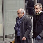 Santiago Laiglesia, el pasado viernes, antes de comparecer como imputado ante la instructora por el crimen de Helena Jubany