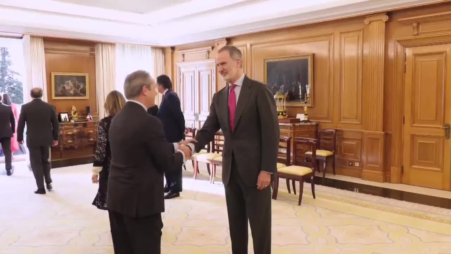 El rey recibe en audiencia a la Asociación de Empresarios del Sur de España (CESUR)