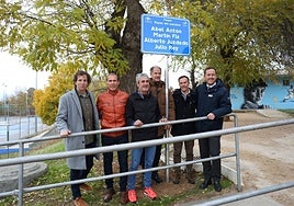 Toledo dedica un paseo a cuatro atletas que forman parte de la «historia viva del deporte español y son los Reyes del Maratón»