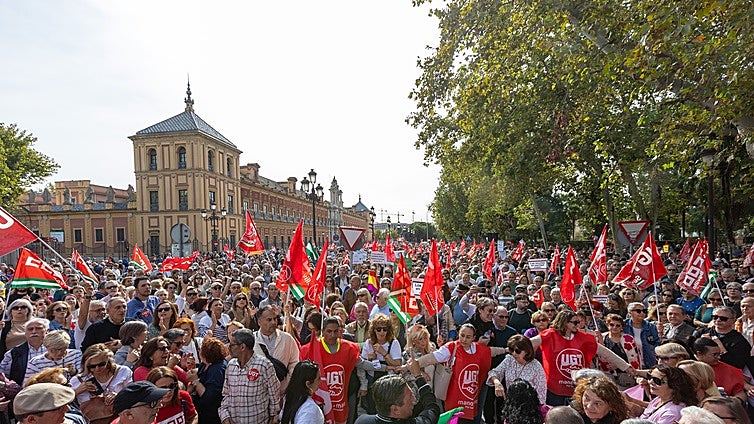 El otoño caliente de la izquierda en las calles de Andalucía