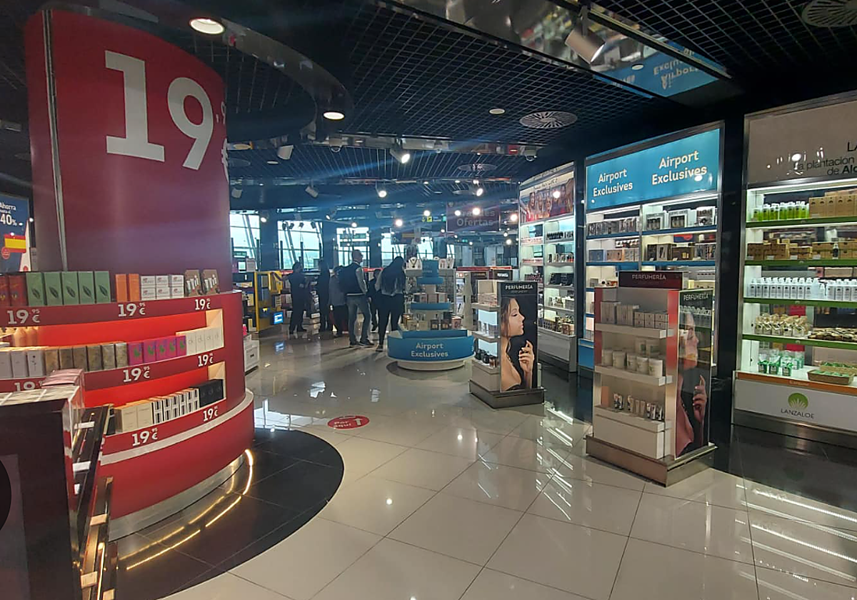 Duty Free en el aeropuerto Tenerife Norte