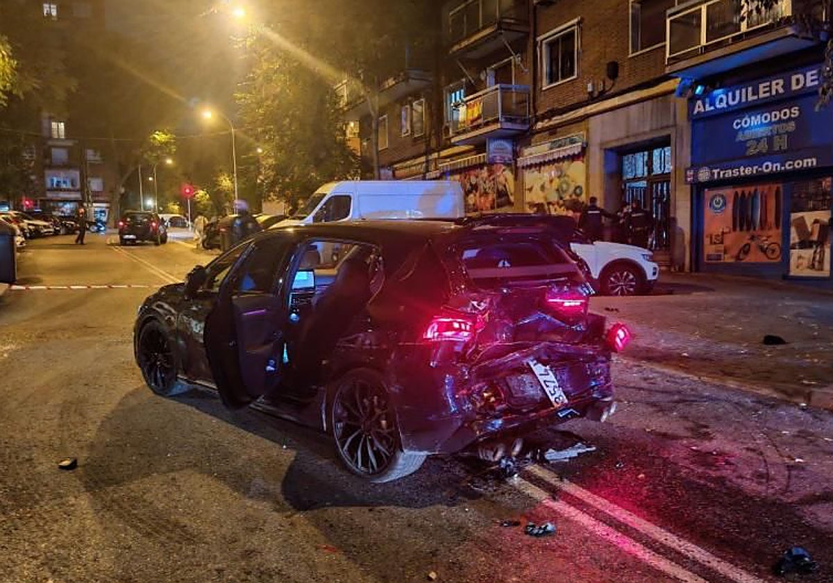 El coche del Niño Juan tras su secuestro