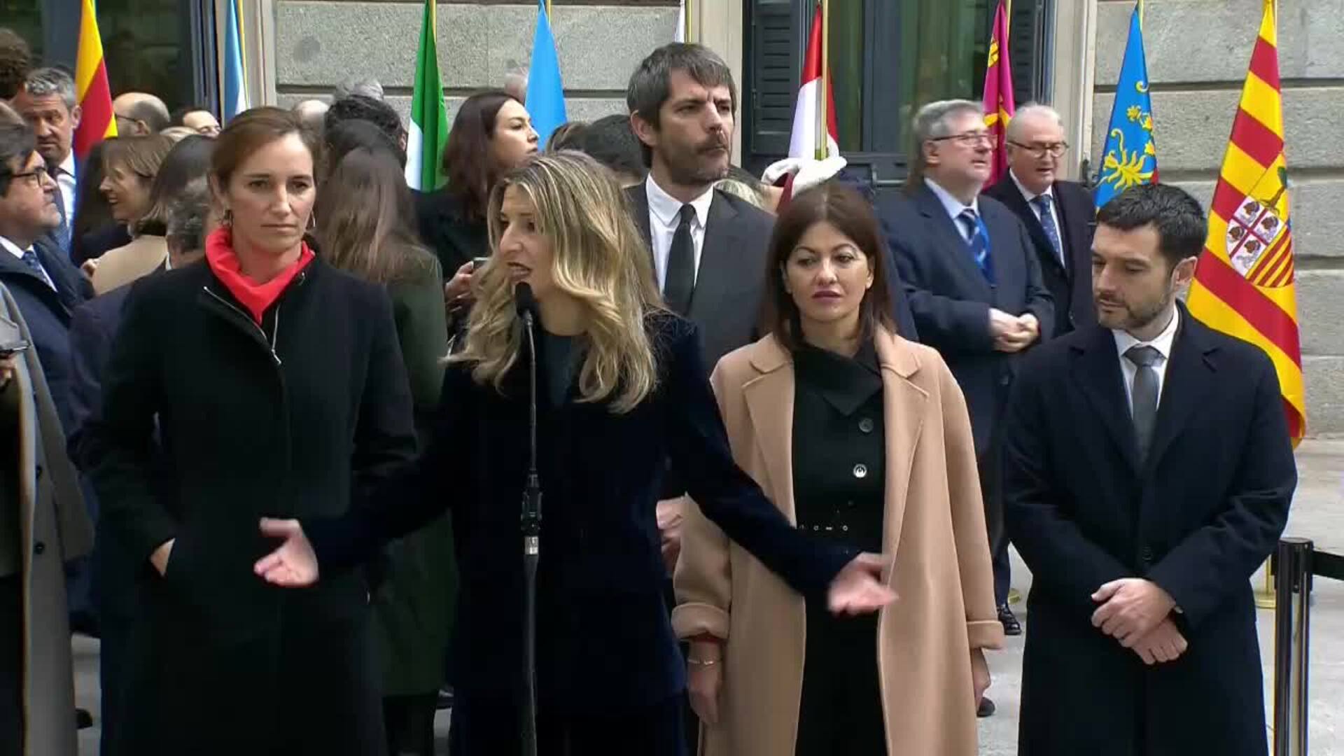 Yolanda Díaz insta a cumplir el &quot;mandato constitucional&quot; del derecho a la vivienda