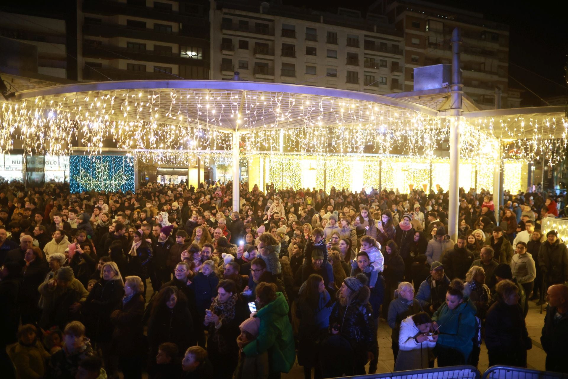 Decoración navideña en Zamora