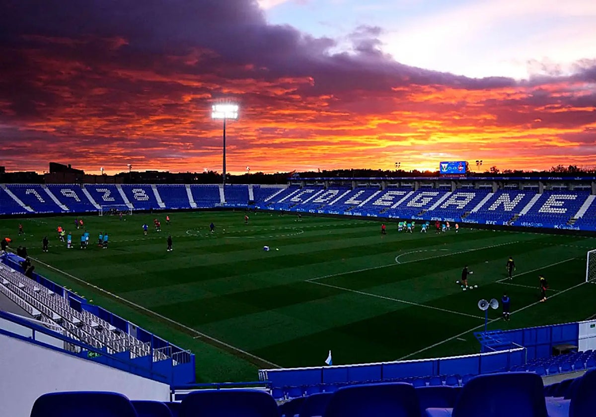 Imagen panorámica del interior del Ontime Butarque