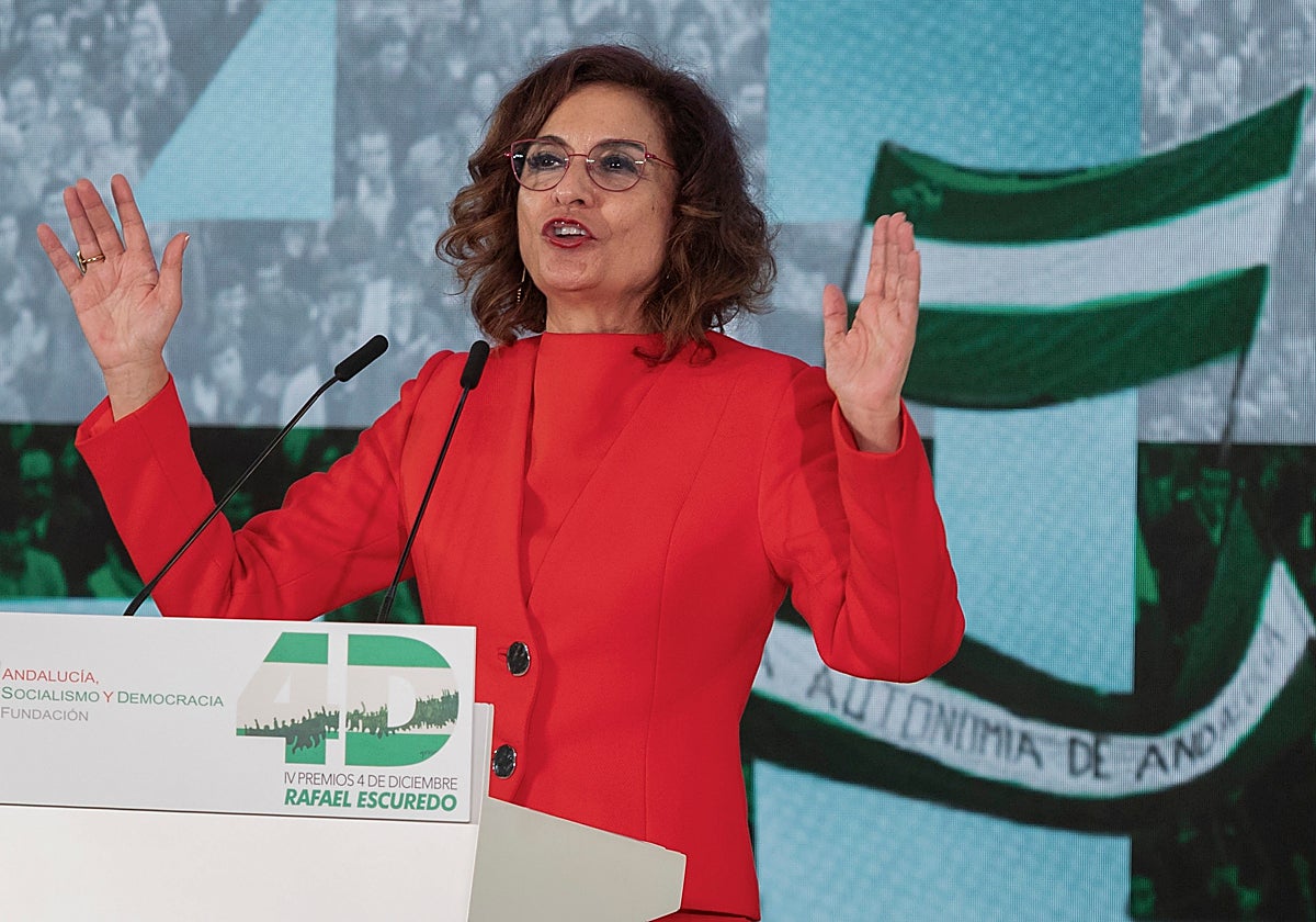 La ministra de Hacienda, María Jesús Montero