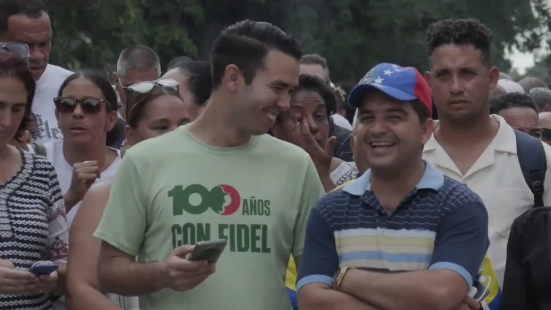 Cientos de cubanos expresan su respaldo a Venezuela en medio de las tensiones con EE.UU.