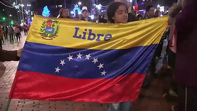 Venezolanos en Colombia se concentran en apoyo a María Corina y en rechazo a Maduro