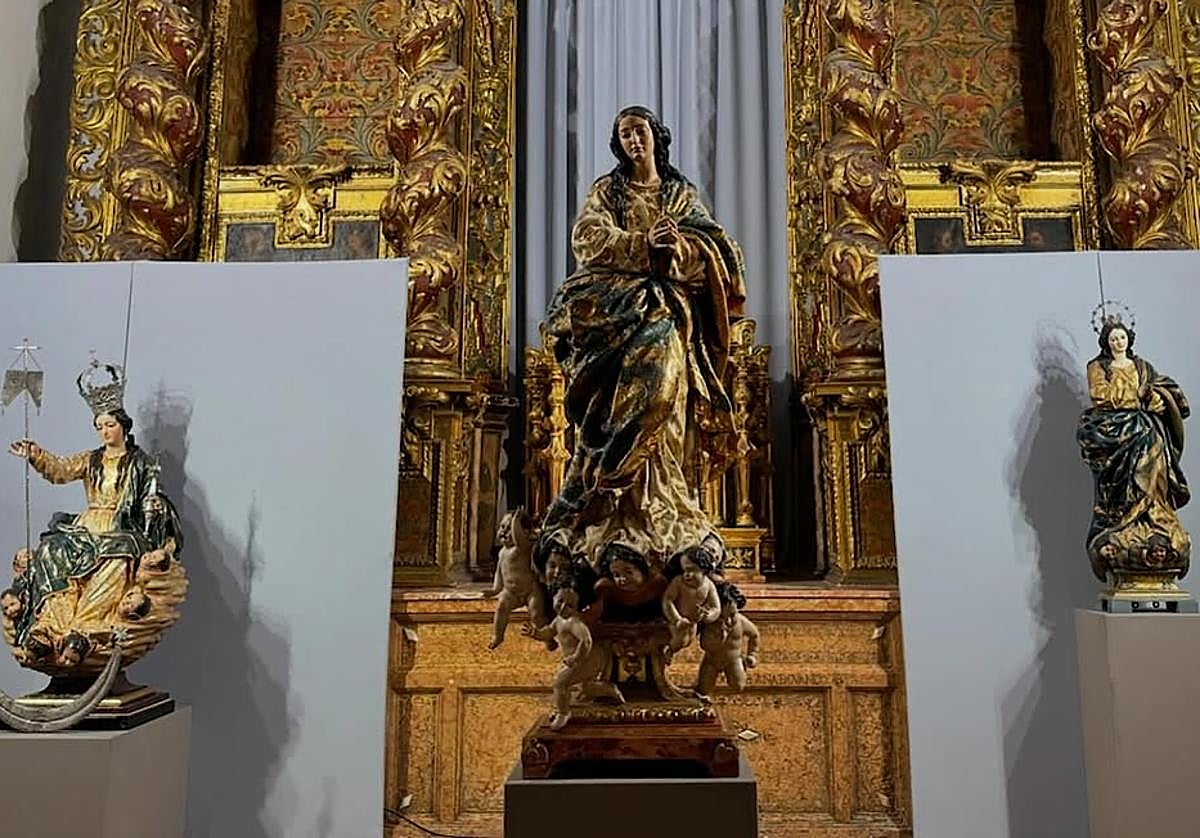 Inmaculada Concepción de la iglesia de San Pedro Apostol de Priego,tras restaurarse