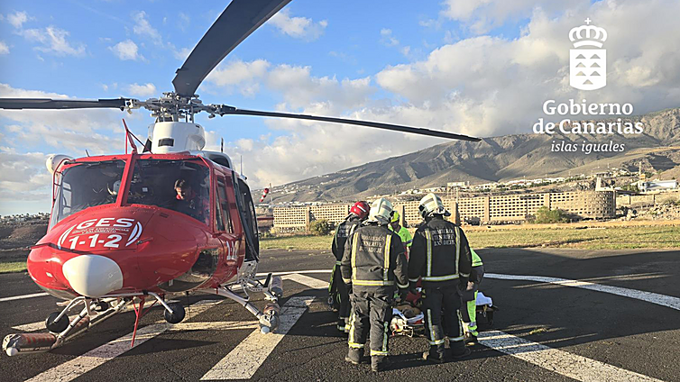 Rescatado en helicóptero un corredor que cayó a una zona de difícil acceso durante una maratón