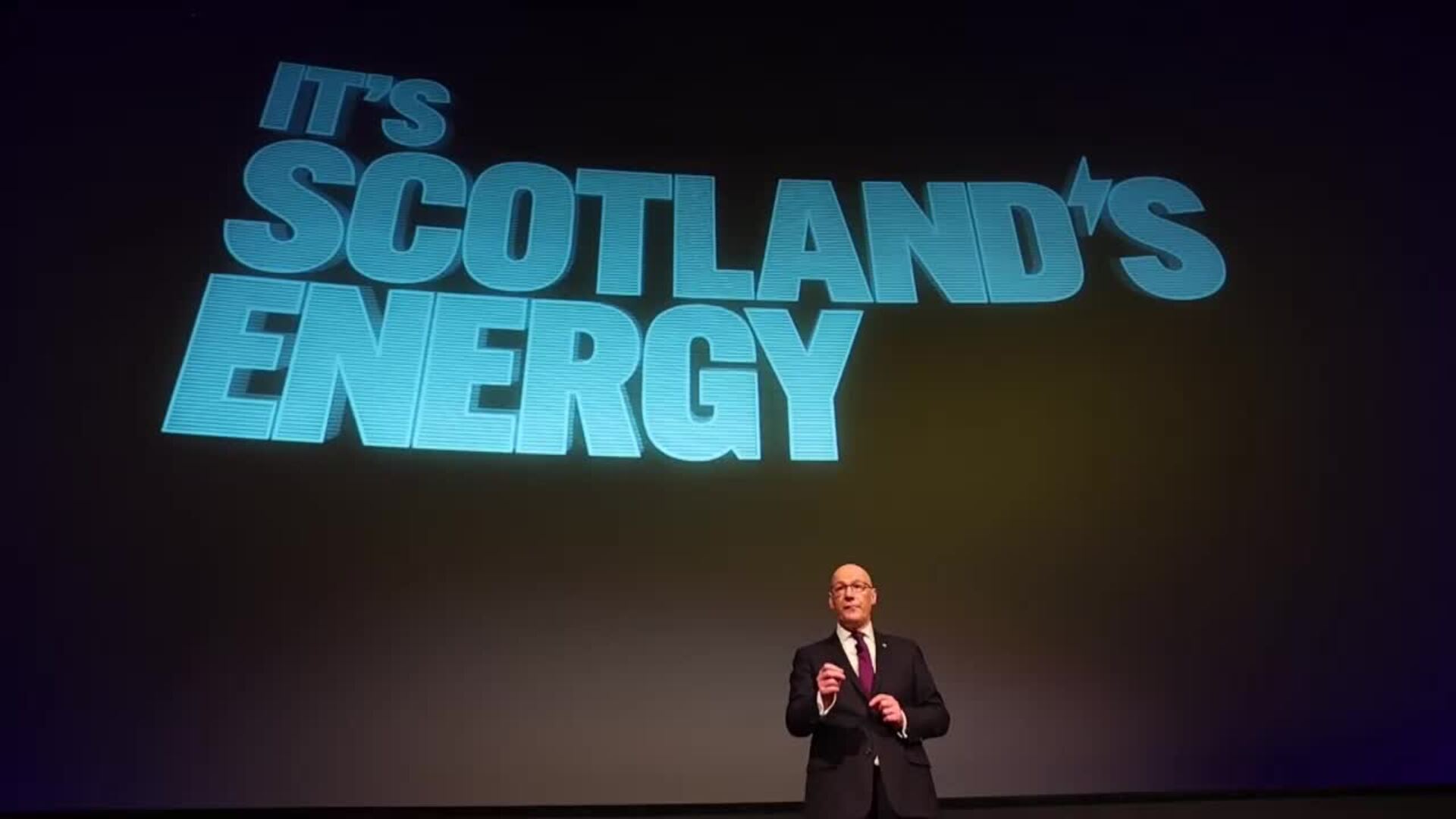John Swinney defiende la independencia escocesa en un acto en Glasgow