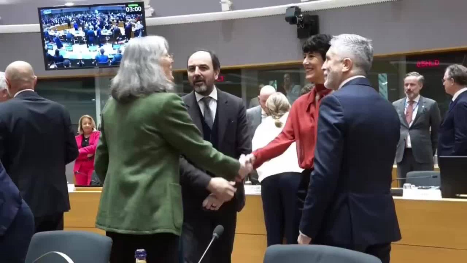 Sáiz y Grande-Marlaska participan en el Consejo Europeo de Justicia e Interior