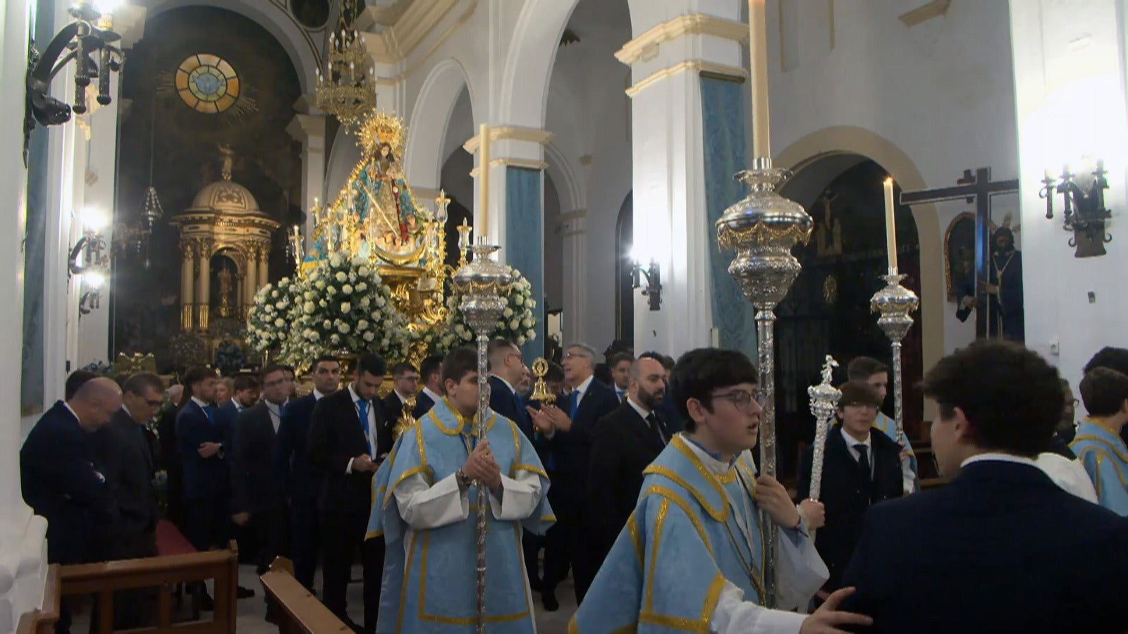 La procesión de la patrona de Puente Genil, en imágenes