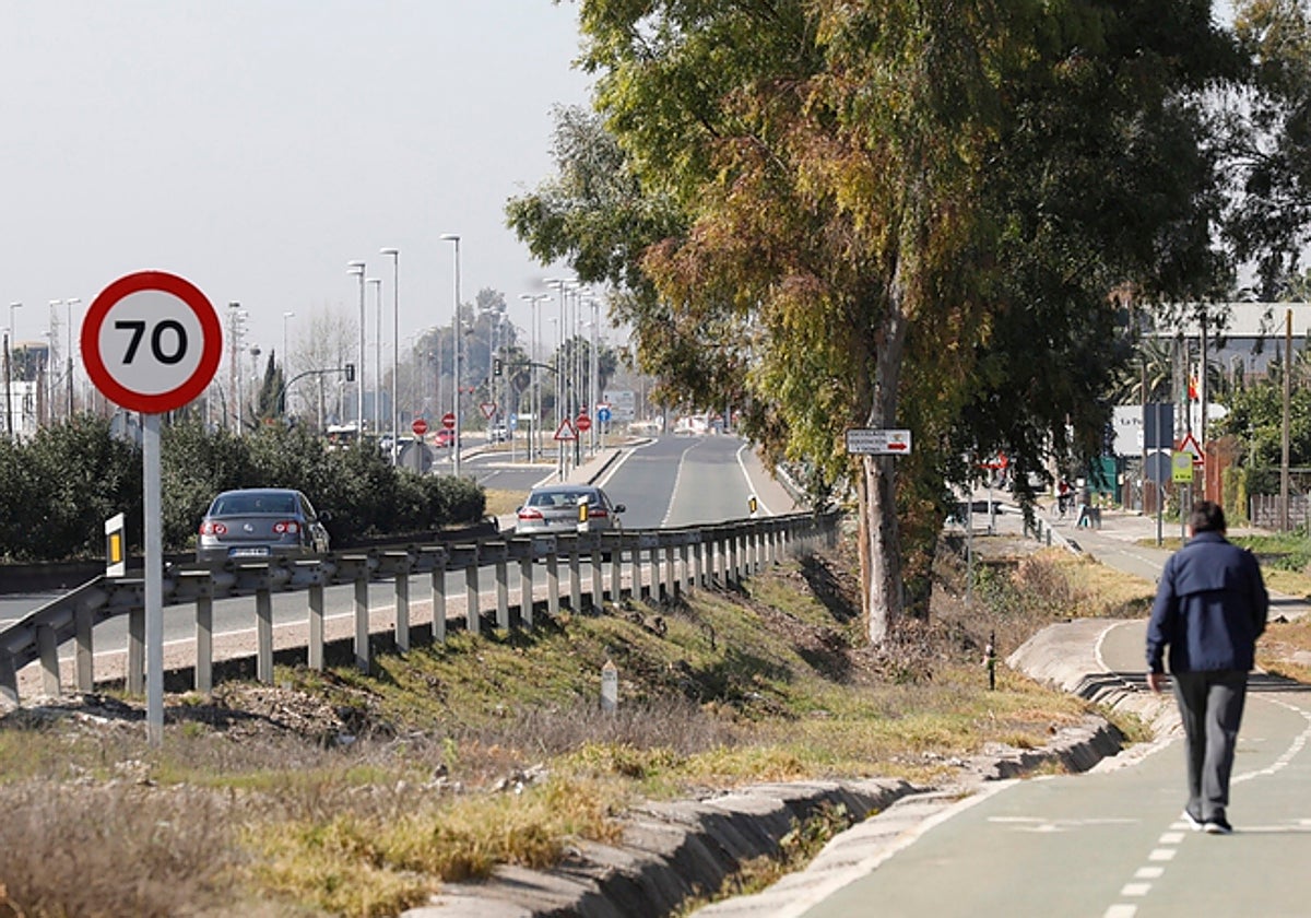 Eje de acceso a Villarrubia desde Córdoba