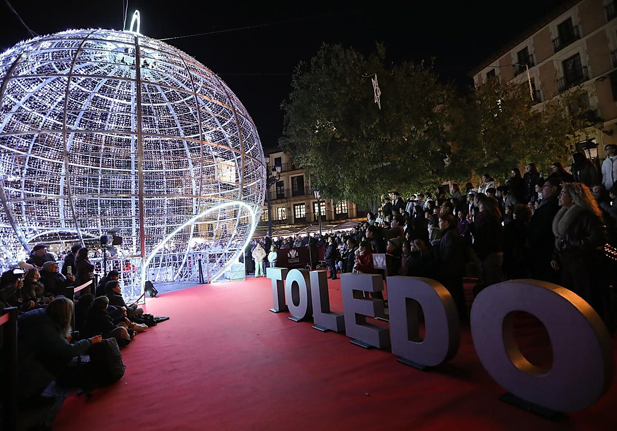 Encendido de luces de Navidad en Toledo