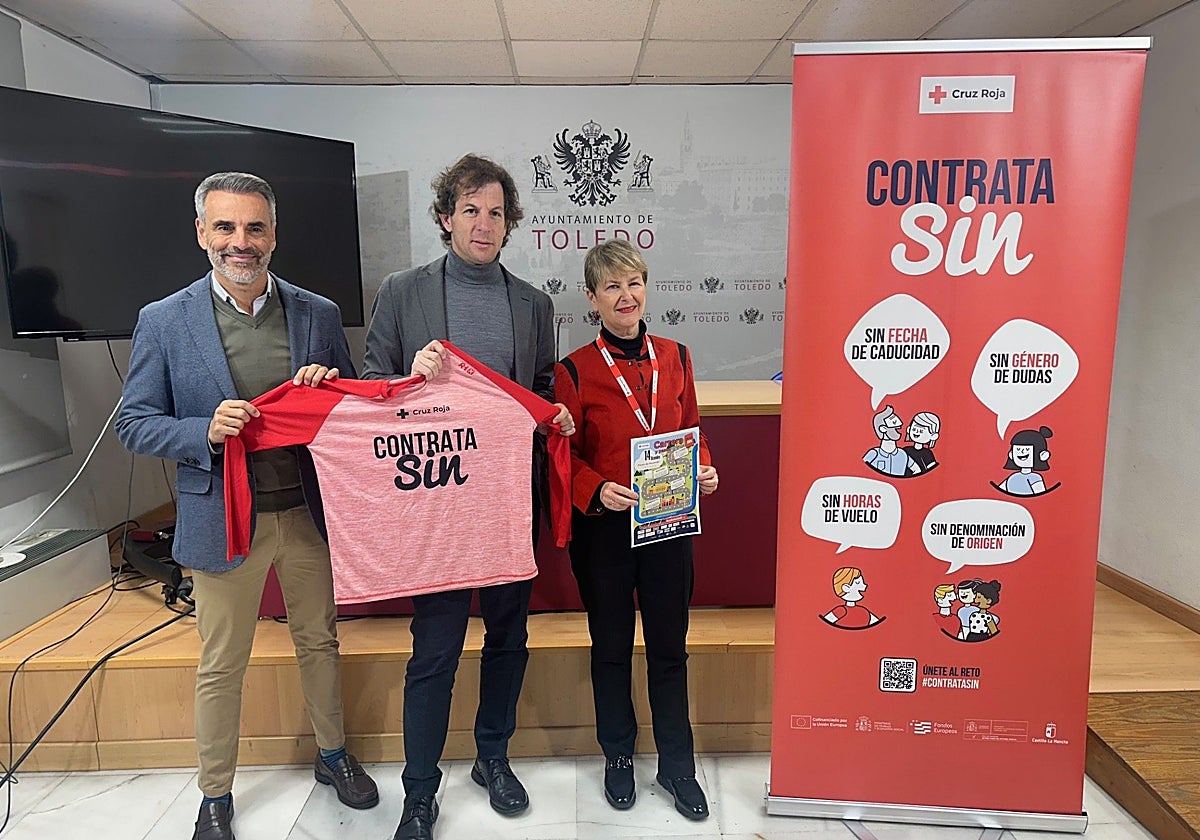 Luis Aznal, Rubén Lozano y Rosa Almoguera