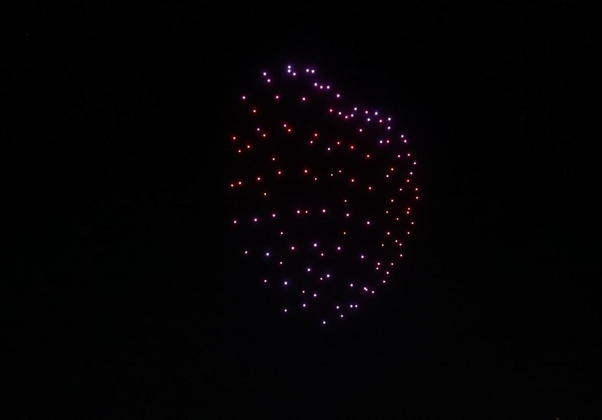 Espectáculo de drones del año pasado