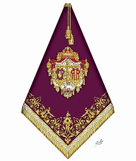 Secondary Image 2 - In the images, already completed pieces that will be arranged on the flag. On the right, the Curro Claros project