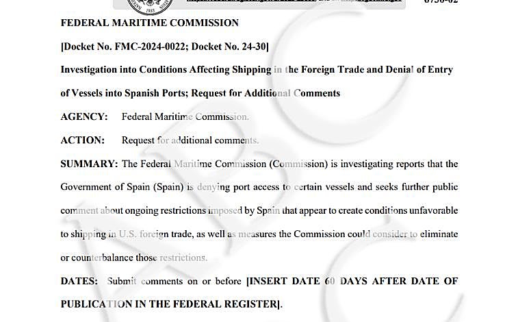 Image - The United States accuses Sánchez of discriminating against its ships and threatens to close its ports to Spain