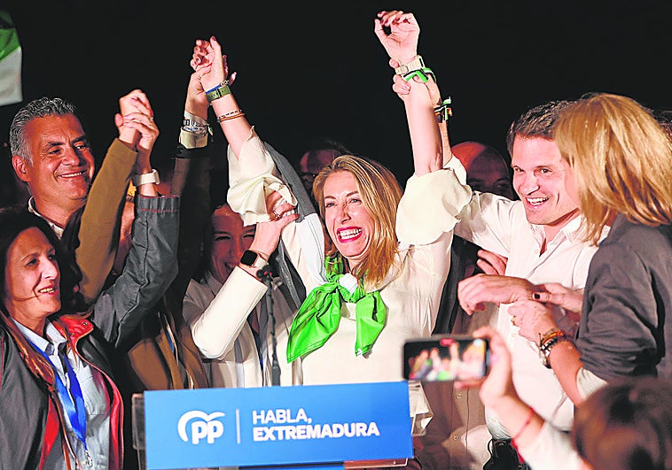 Estos fueron los resultados y votos del Partido Popular y María Guardiola en las últimas elecciones en Extremadura