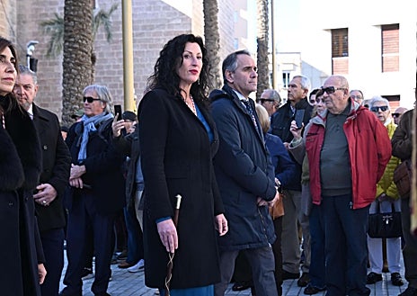 Imagem secundária 1 – Vários momentos da celebração da Bandeira em Almeria esta sexta-feira.