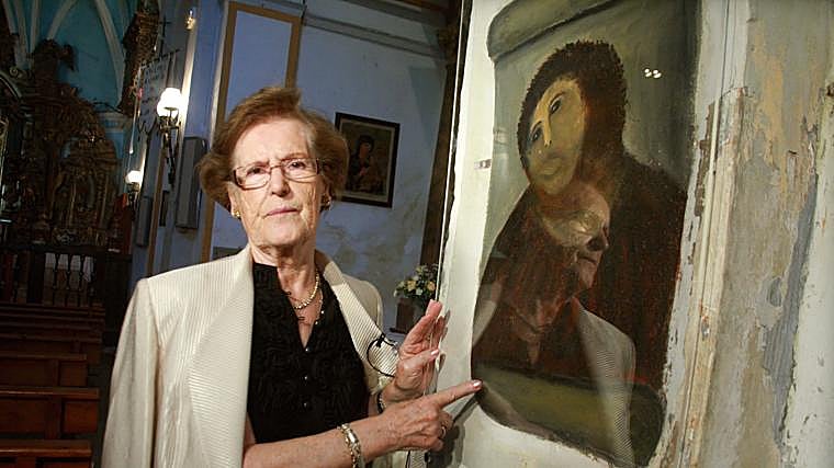 Death of Cecilia Giménez, the restaurateur of Ecce Homo de Borja