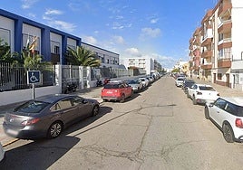 Inmediaciones del instituto isleño Padre José Miravent