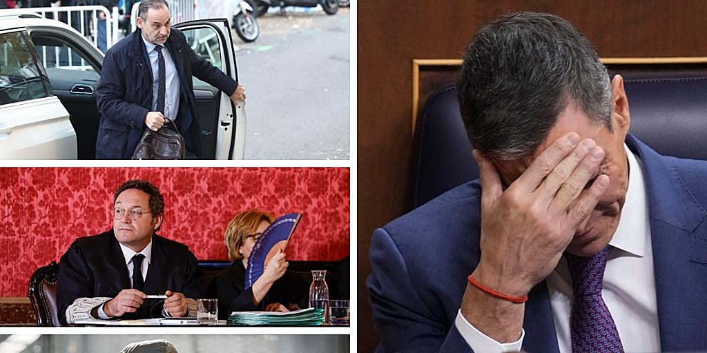 Ábalos, García Ortiz, Leire Díez, Mazón, el CNIO... Las doce 'campanadas' que marcaron un 2025 crítico para el PSOE y el Gobierno