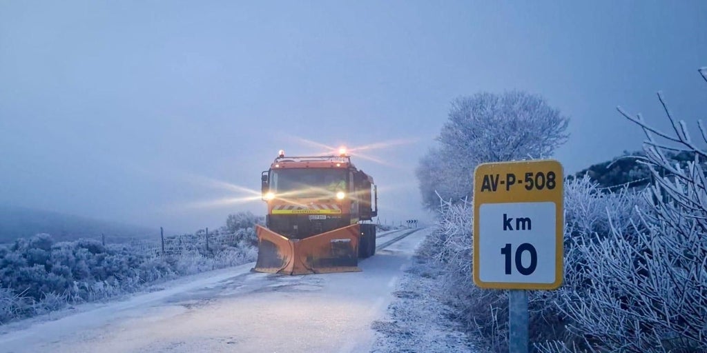 Los termómetros se desploman hasta los -10 grados en Castilla y León