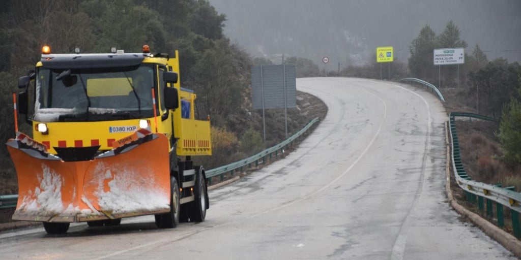 La alianza de la borrasca Francis con un frente ártico deja 48 incidencias en Castilla-La Mancha, la mayoría en Guadalajara