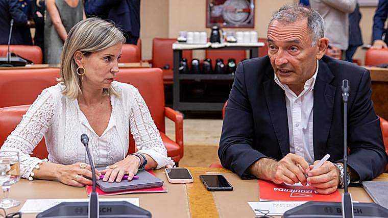 Enrique Santiago, diputado de Sumar por Córdoba, en la Diputación Permanente del Congreso