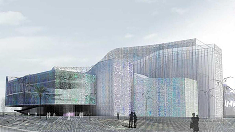 Proyecto del auditorio de música de Málaga de los despachos de arquitectos Benedito y Soriano