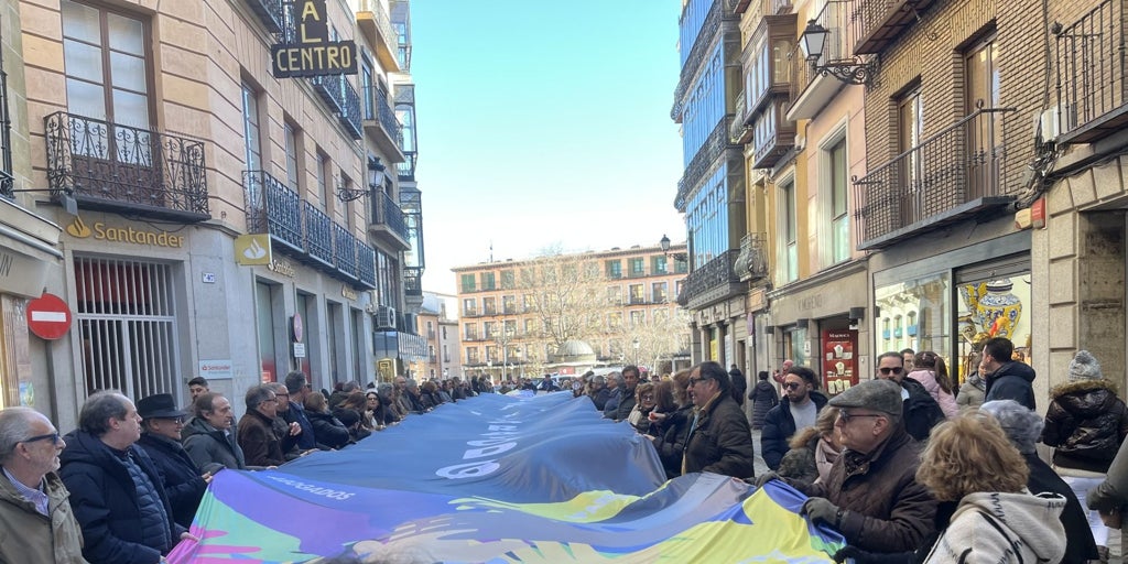 Abogados y procuradores de toda la región toman las calles de Toledo para pedir una jubilación digna