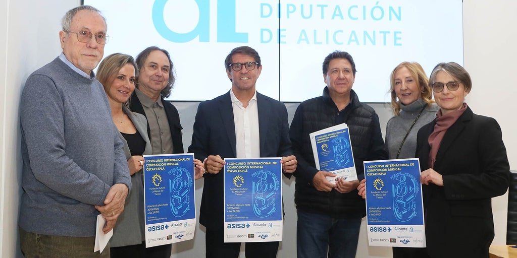 La Diputación de Alicante impulsa el primer concurso internacional de composición musical dedicado a Óscar Esplá