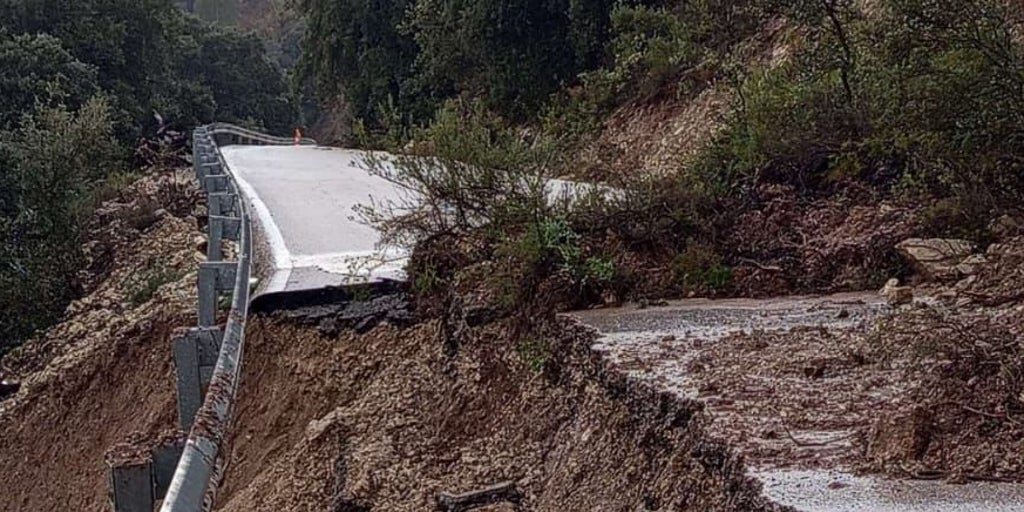 Estas son las carreteras de la provincia de Córdoba que siguen cortadas por el temporal