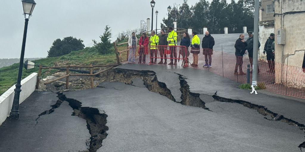 La Grieta vuelve a inquietar a Benamejí con deslizamientos tras lustros de calma y el Ayuntamiento pide una obra «millonaria»