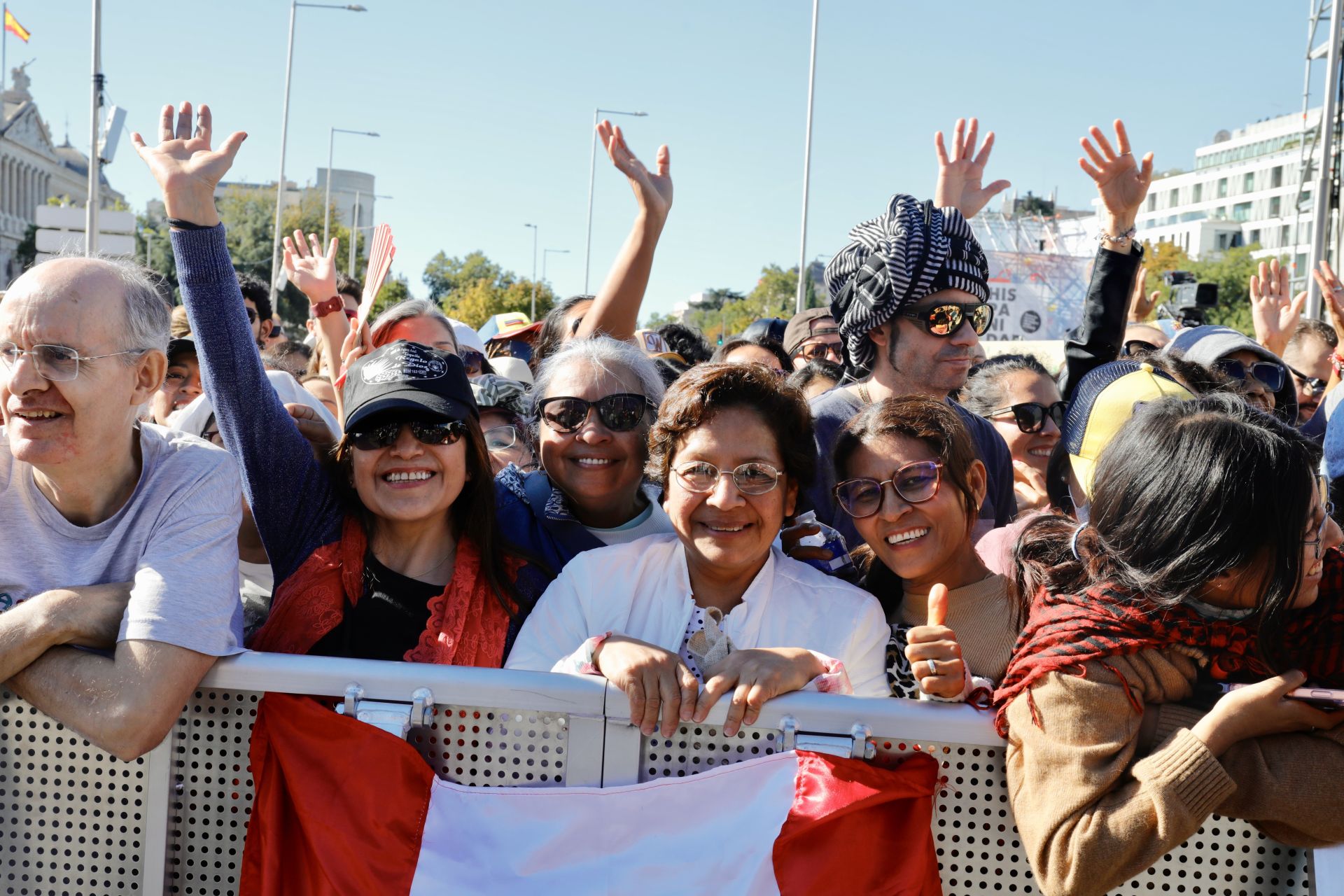 Entre los asistentes al concierto, había gente de todas las nacionalidades hispanas