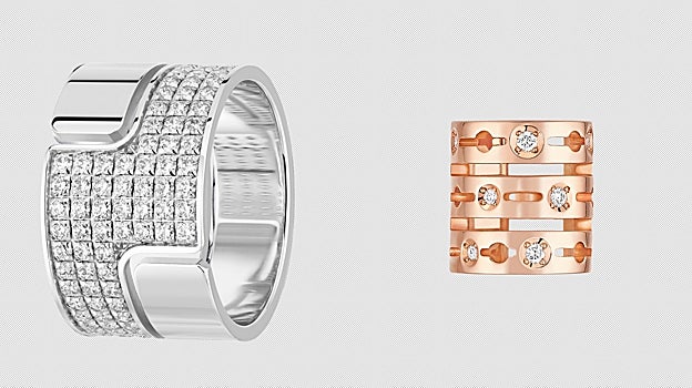 Anillos Dinh Van colecciones Seventies y Pulse