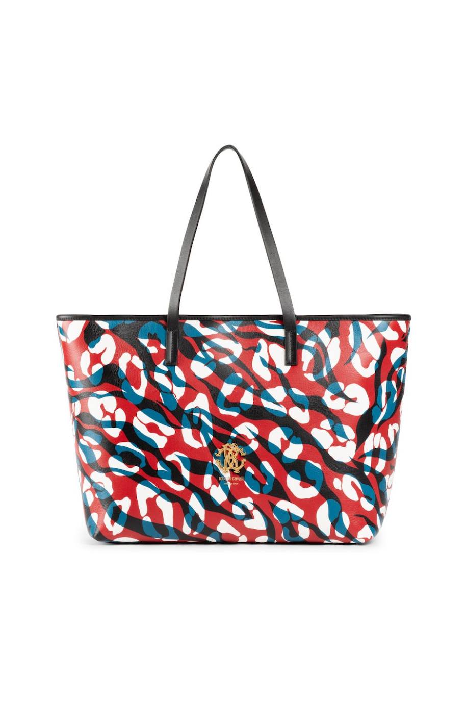 Este peculiar diseño de Roberto Cavalli: Abstract Animalier-Print Leather Tote Bag, también presenta una rebaja importante con respecto a su precio anterior. Concretamente 412€ de 824€.