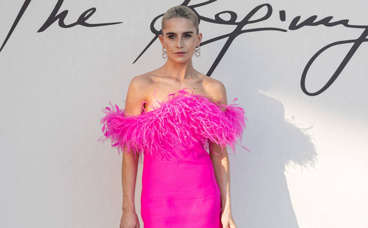 La modelo Caroline Daur en la 'Fashion Week' de Roma